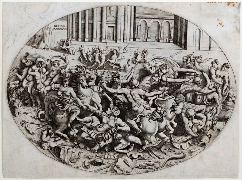 Enea Vico, The Battle of the Amazons