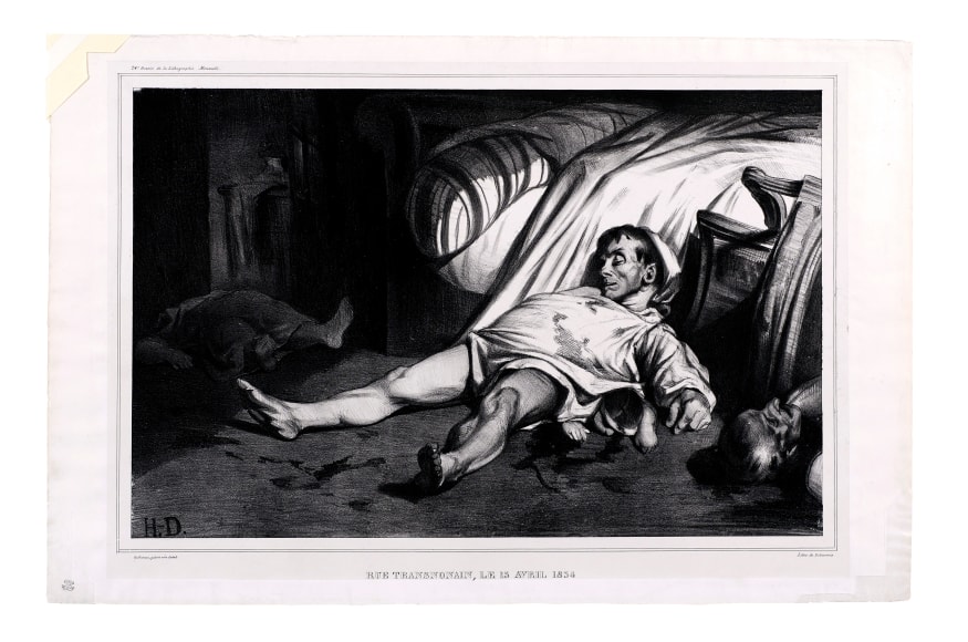 Honor&eacute; Daumier, Rue Transnonain, le 15 Avril 1834