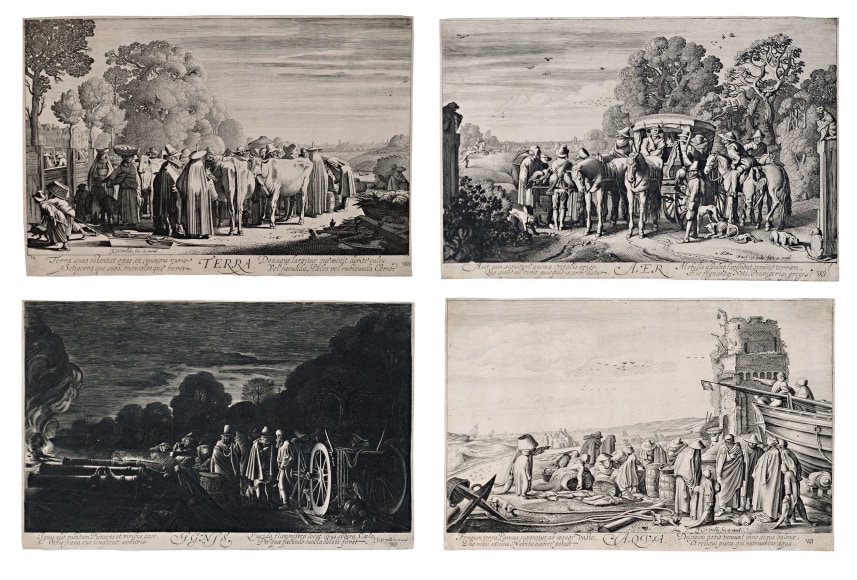 Jan van de Velde II, The Four Elements