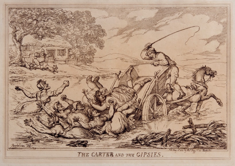 Thomas Rowlandson (1756-1827)  The Carter and the Gypsies, 1815