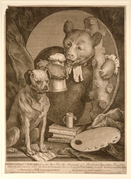 William Hogarth (1697-1764)  The Bruiser, 1763  Etching and engraving on laid paper