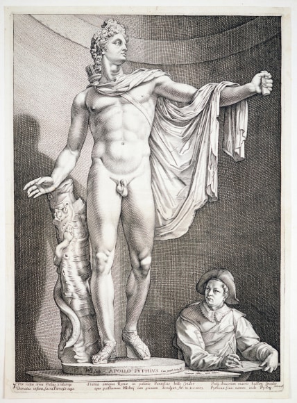 Hendrick Goltzius, The Apollo Belvedere