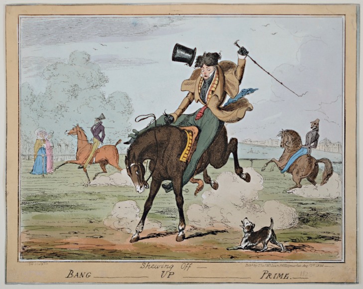 George Cruikshank (1792-1878)  Bang-Up-Prime, 1822