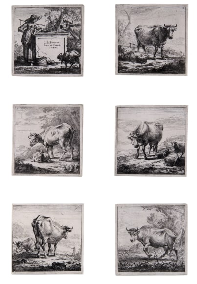 Claes Petersz Berchem, Set of the Cows