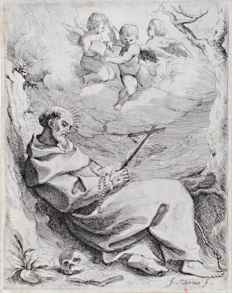 Francesco Vanni (1563- after 1610)  St. Francis of Assisi