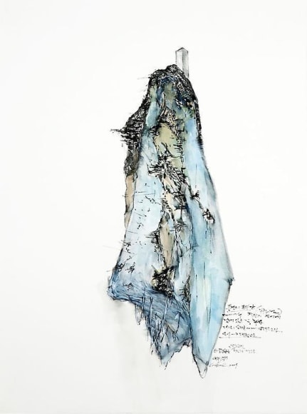 Lee Bul. Study for an untitled sculpture based on the concept of the &quot;skins of landscapes,&quot; 2009.&nbsp;Courtesy of the artist &amp;amp; PKM Trinity&nbsp;Gallery.