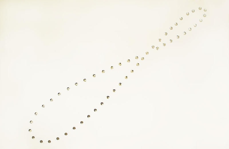 Olafur Eliasson. Seoul sun pattern, 2007. 52 small concave mirrors in wall, Diameter of 5 cm, Size variable. Courtesy of the artist & PKM Gallery.