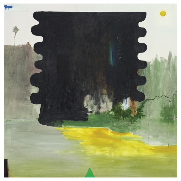 Bek Hyunjin. 디자인 Design, 2016/2021, Oil, enamel spray on linen, 160 x 160 cm. Courtesy of the artist & PKM Gallery.