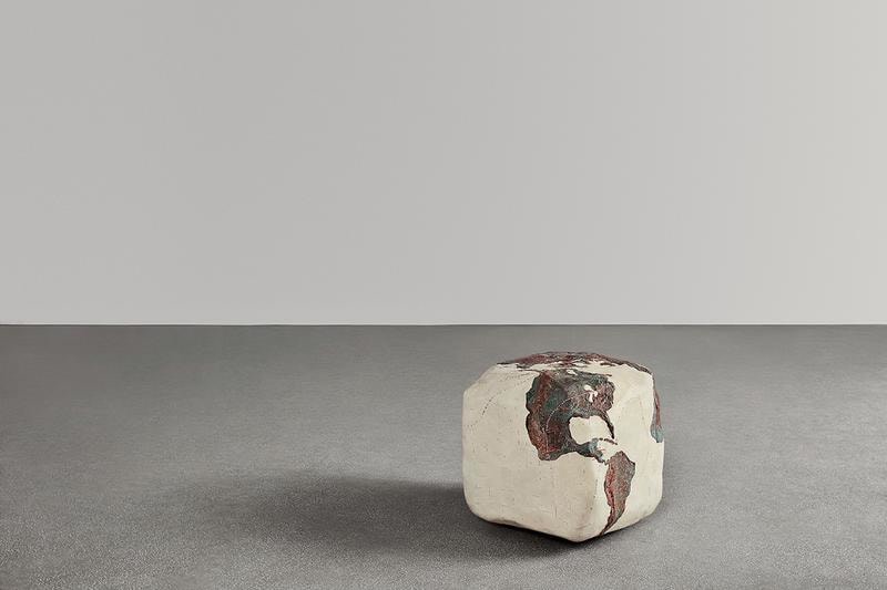 Bae Young-whan. Cube Globe, 2016.&nbsp;Mixed media, 50 x 50 x 50 cm. Courtesy of the artist and&nbsp;Platform-L Contemporary Art Center.