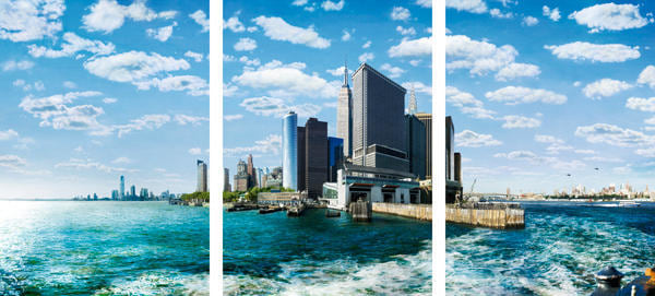 Sangbin IM. Toward Staten Island 1 (Edition of 5), 2007. lambda print, 152.4 x 108 cm each. Courtesy of the artist & PKM Gallery. 