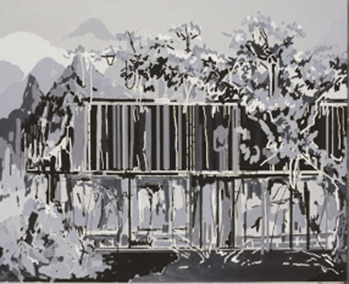 Liu Wei. Untitled, 2006. Oil on canvas, 181 x 222 cm. Courtesy of the artist & PKM Gallery.