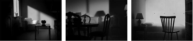 Jonas Dahlberg. Three Rooms (Edition of 6 + 2AP), 2008. 3 screen film installation, Dimensions Variable. Courtesy of the artist & PKM Gallery.