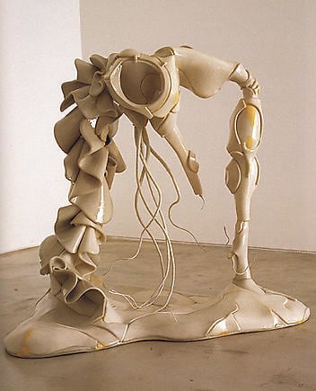 Lee Bul. Still, 2004.&nbsp;Hand-cut polyurethane panel on aluminium armature, polyester putty, epoxy coating, 116 x 125 x 92 cm.&nbsp;Courtesy of the artist &amp;amp; PKM Gallery.