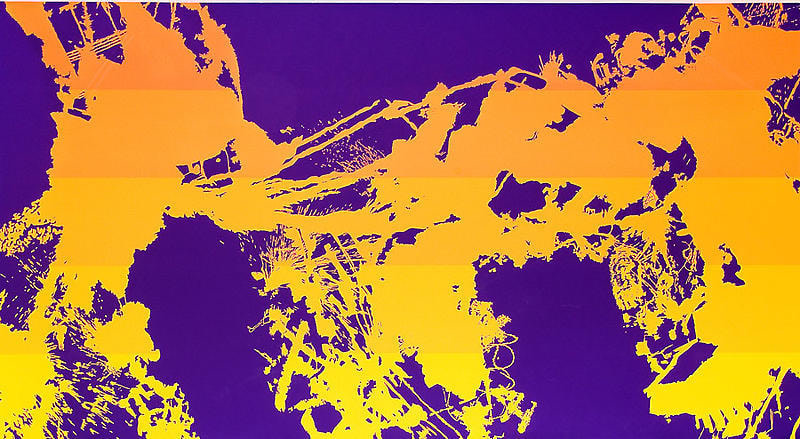 Ingrid Calame. Secular Response Series, 2005. Mural painting, Size variable.&nbsp;Courtesy of the artist &amp;amp; PKM Gallery.