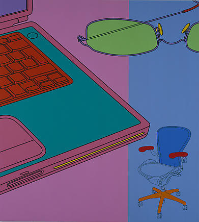 Michael Craig-Martin. Designer II. 2004. Acryic on canvas, 288.6 x 205.7 cm.&nbsp;Courtesy of the artist &amp;amp; PKM Gallery.