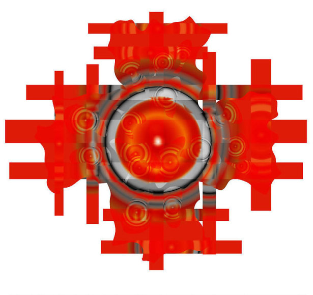 Jorge Pardo. Untitled, 2002. Computer print on canvas mounted on panel, 209 x 179 cm.&nbsp;Courtesy of the artist &amp;amp; PKM Gallery.