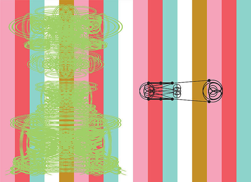 Sangnam Lee. Arcus + Spheroid(Armory), 2009. Ott + Acrylic on panel, 55 x 76cm.