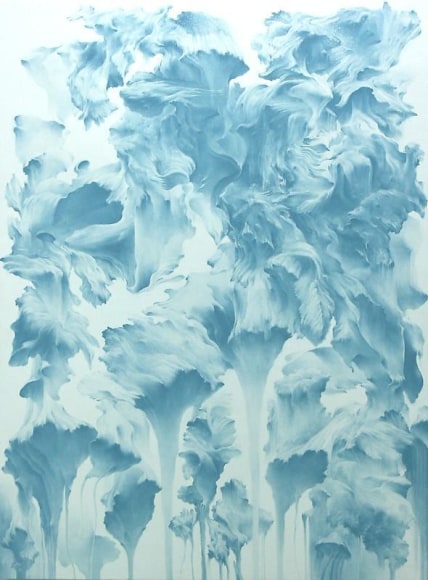 Moon Beom. Possible Worlds #526, 2008. Acrylics, oilstick, varnish on panel, 165 x 122 x 7 cm. Courtesy of the artist & PKM Gallery.