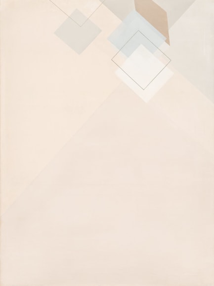 Suh Seung-Won, Simultaneity 76-42, 1976. Oil on canvas, 130.30 x 97 cm. Courtesy of the artist & PKM Gallery.