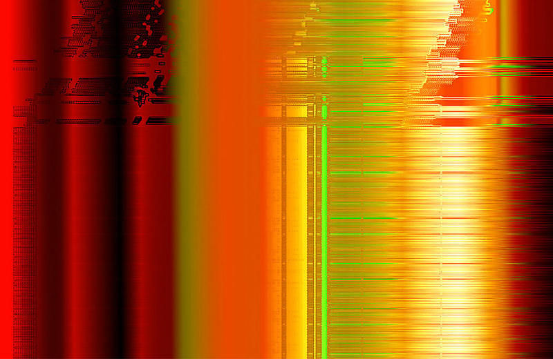 Cody Choi. Abstraktes Bild 22-10-B-1, 2003. Vutek ink on mesh mounted on canvas, 110 x 170 cm.&nbsp;Courtesy of the artist &amp;amp; PKM Gallery.