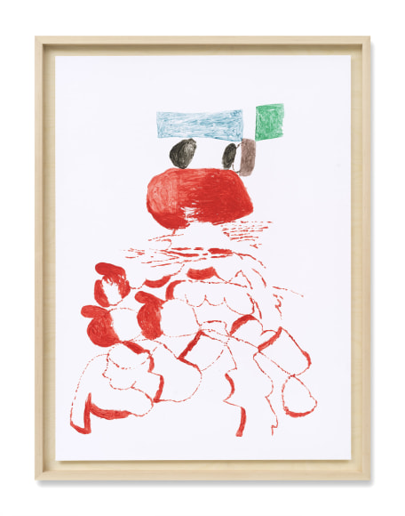 Bek Hyunjin. 생분해 가능한 것 21-04 Biodegradable Thing 21-04, 2021, Natural paint on biodegradable papers 119 x 89 cm (framed). Courtesy of the artist & PKM Gallery.