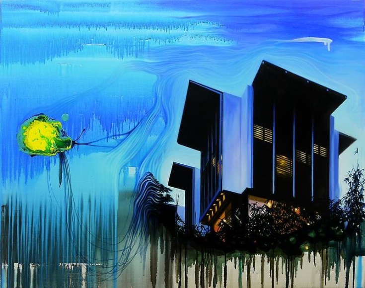 Noori Lee. House 38 (The Host), 2011. Oil & acrylic on canvas, 120 x 150 cm. Courtesy of the artist & PKM Gallery.