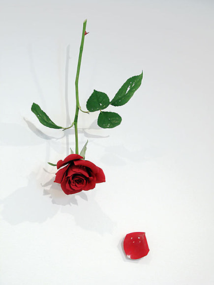 Yoshihiro Suda. Rose, 2007. Painted wood.&nbsp;Courtesy of the artist &amp;amp; PKM Gallery.