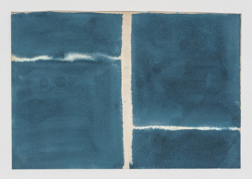 Yun Hyong-keun, Drawing, Undated, Color on paper, 19 x 27.6 cm. © Yun Seong-ryeol. Courtesy of PKM Gallery.