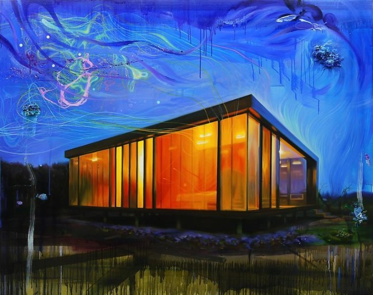 Noori Lee. House 37 (The Host), 2011. Oil & acrylic on canvas, 120 x 150 cm. Courtesy of the artist & PKM Gallery.