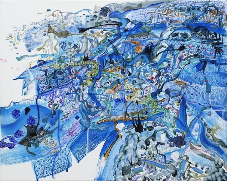 Ham Jin. Untitled 5, 2011. Acrylic on canvas, 45.5 x 53cm.