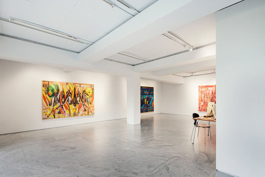 Installation view of&nbsp;Cody Choi:&nbsp;1999 Cody Choi + NFT at PKM+., Courtesy of PKM Gallery.