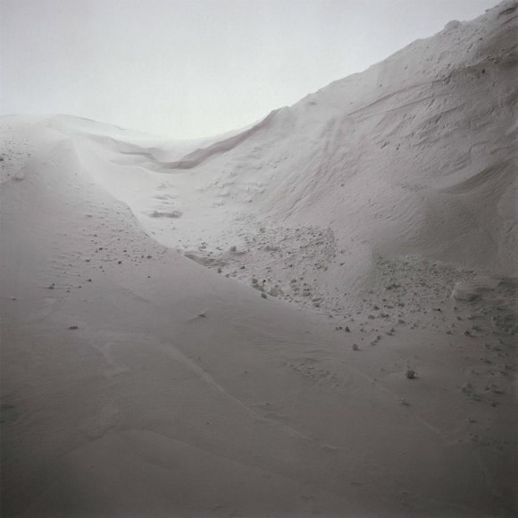 Darren Almond. Arctic Plate. 1, 2003. C-print face mounted onto glass, 79 x 79 cm. Courtesy of the artist & PKM Gallery.