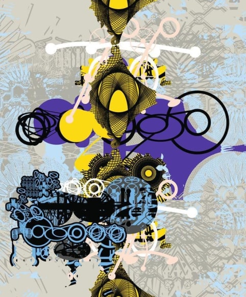 Sang Nam Lee, 4-fold landscape L 128, 2015.&nbsp;Acrylic on Panel, 162.3 x 130.5 cm. Courtesy of the artist &amp;amp; PKM Gallery.