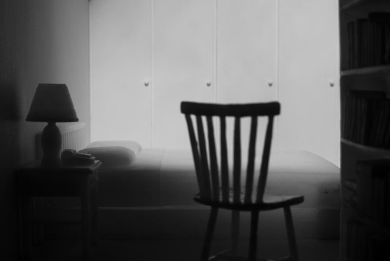 Jonas Dahlberg. Three Rooms Location Studies Bedroom (Ed. 12), 2008.&nbsp;Lambda prints mounted in a black wooden box frame, 187 x 125 cm.&nbsp;Courtesy of the artist &amp;amp; PKM Trinity Gallery.