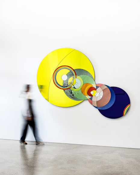 Installation view of Olafur Eliasson: Inside the new blind spots at PKM&amp;amp;PKM+., Courtesy of PKM gallery.