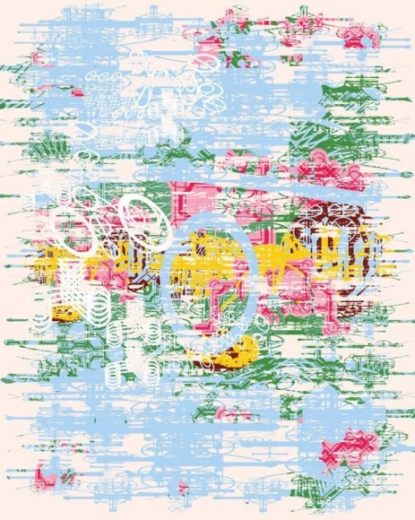 Sang Nam Lee, 4-fold landscape L 139, 2016-2017.&nbsp;Acrylic on Panel, 203.5 x 162.5 cm. Courtesy of the artist &amp;amp; PKM Gallery.