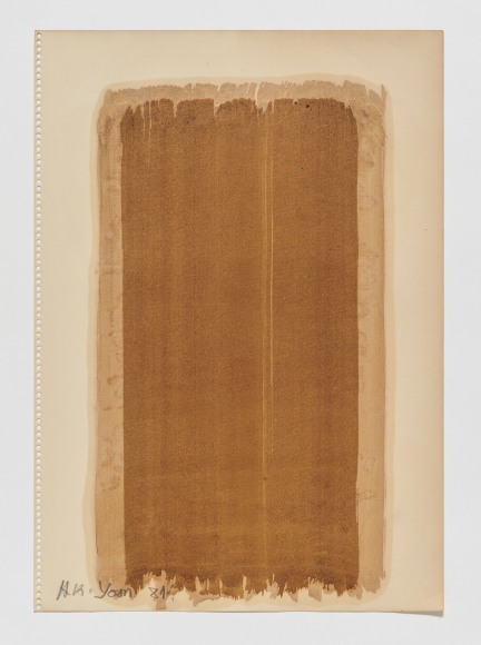 Yun Hyong-keun, Drawing, 1981, Color on paper, 43.6 x 30.5 cm. © Yun Seong-ryeol. Courtesy of PKM Gallery.