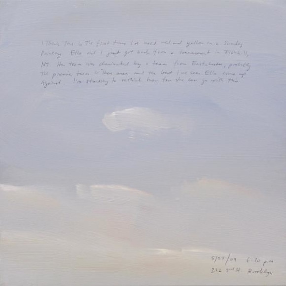 Byron Kim. Sunday Painting 05/24/09, 2009.&nbsp;Acrylic, gouache, graphite and ink on canvas, 35.5 x 35.5 cm.&nbsp;Courtesy of the artist &amp;amp; PKM Gallery.