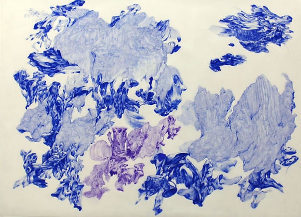 Moon Beom. Possible worlds #705, 2007. Ballpoint pen on translucent paper, 80 x 110 cm.&nbsp;Courtesy of the artist &amp;amp; PKM Gallery.