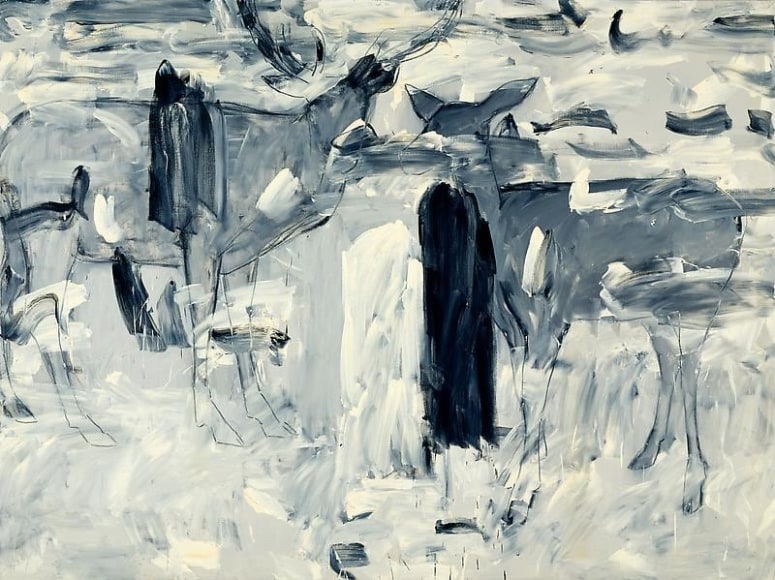 Lee Kangso. 91208-Untitled, 1991. Oil on canvas, 194 x 259 cm. Courtesy of the artist & PKM Gallery.