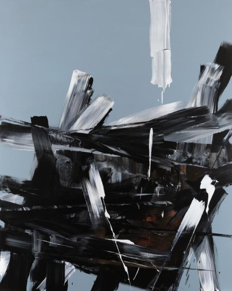 Shin Minjoo. Uncertain Emptiness 17002, 2017. Acrylic on canvas, 227 x 182 cm. Courtesy of the artist & PKM Gallery.