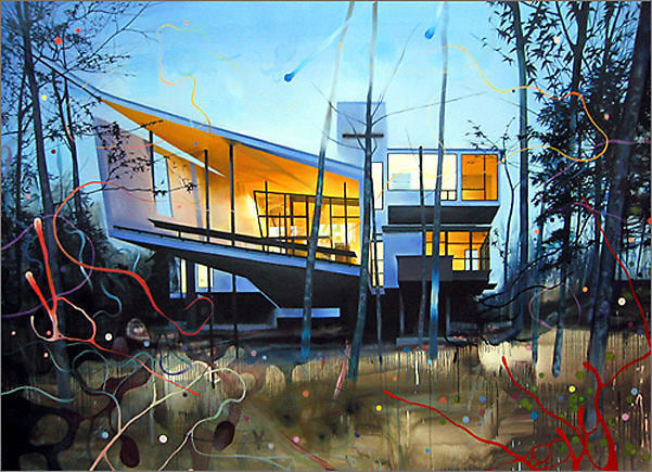 Noori Lee. Dizzy Dusk, 2005. Oil on canvas, 240 x 174 cm.&nbsp;Courtesy of the artist &amp;amp; PKM Gallery.