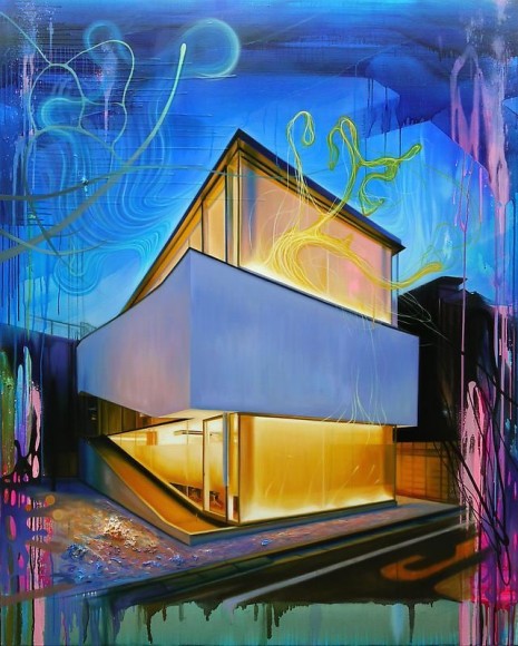 Noori Lee. House 36 (the host), 2010-11. Oill & acrylic on canvas, 150 x 120 cm. Courtesy of the artist & PKM Gallery.