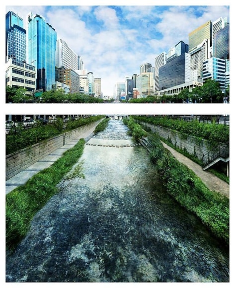 Sangbin IM. Cheonggyechun-Seoul (Edition of 5), 2009.&nbsp;Lambda print, 44.5 x 101.6 cm/ 76.2 x 101.6 cm (diptych).&nbsp;Courtesy of the artist &amp;amp; PKM Trinity Gallery.