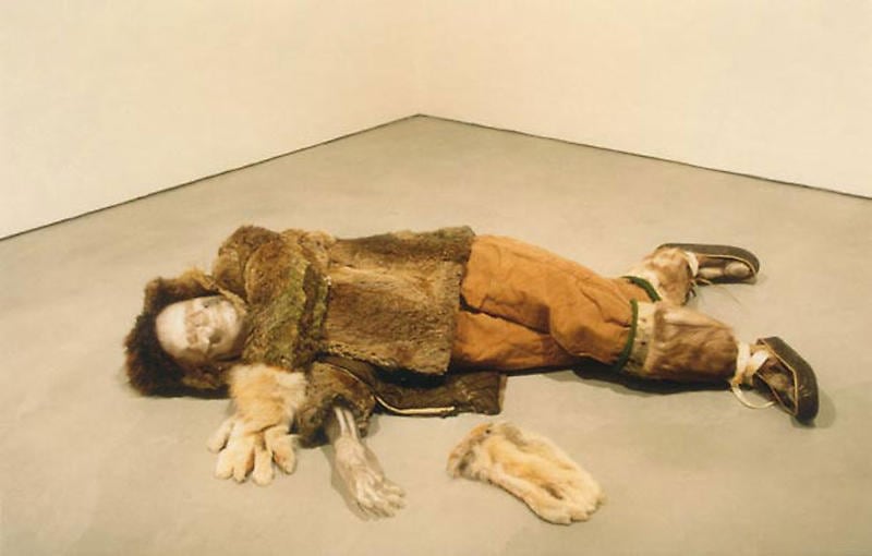 Michael Joo. Strait Man, Split, 2002. Mixed media, 170 x 112 x 40 cm.&nbsp;Courtesy of the artist &amp;amp; PKM Gallery.