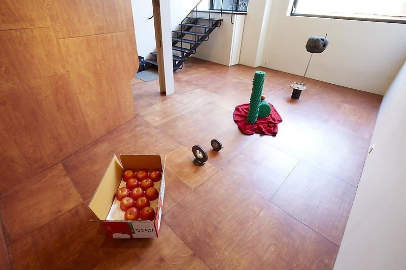 Donghee Koo. Installation view of solo exhibition "Extra Stimuli," PKM Gallery Temporary Exhibition Space, 2013. Courtesy of the artist & PKM Gallery.