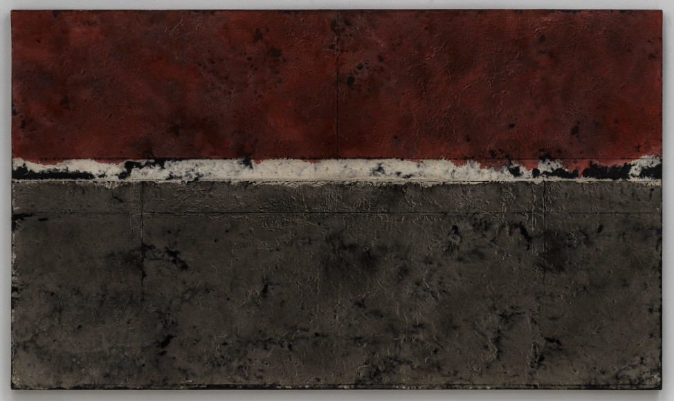 Chung Chang-Sup,&nbsp;Meditation 91107, 1991.&nbsp;Mixed media with Korean paper,&nbsp;110 x 200 cm.&nbsp;