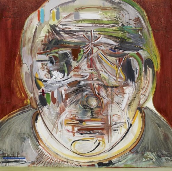 Bek Hyunjin. -량 Quantity, 2011. Oil on canvas, 130 x 130 cm. Courtesy of the artist & PKM Gallery.
