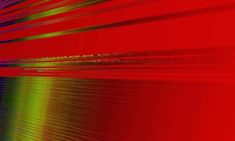 Cody Choi. Abstraktes Bild 04-201-3, 2004. Vutek ink on mesh mounted on canvas, 180 x 300 cm.&nbsp;Courtesy of the artist &amp;amp; PKM Gallery.