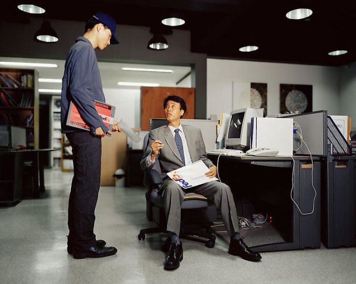 Sanggil Kim. motion picture_the sign, 2001. C-print, 180 x 220 cm.&nbsp;Courtesy of the artist &amp;amp; PKM Gallery.